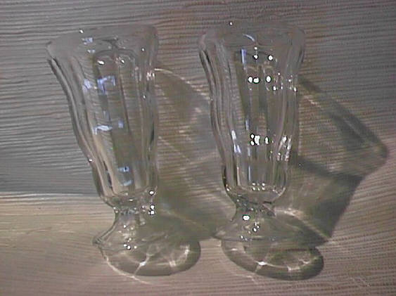 vintage ice cream sundae glasses