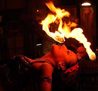 Amora Belly Dancer Fire Dancer