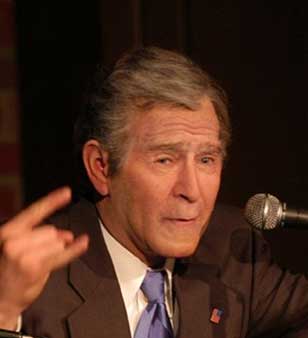 George Bush impersonator 