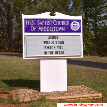 Funny Jesus Images on Funny Church Signs And More