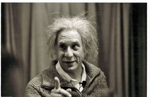 Albert Einstein lookalike