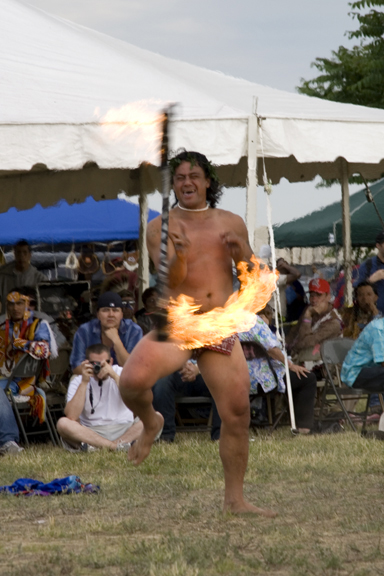 Samoan Fire Knife Dancer