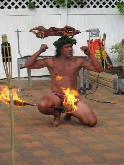 Samoan Fire Dancer NY