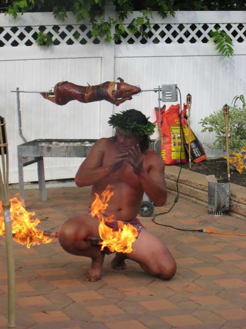 Polynesian fire dancer - NY NJ