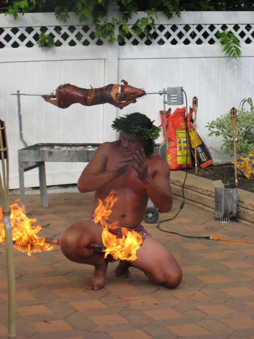 Samoan Fire Dancer NY