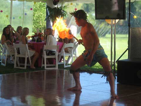 Samoan Fire Dancer NY