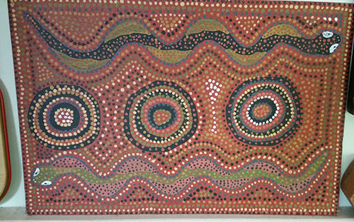 Maori/Aboriginal Painting Lillian Inkamana