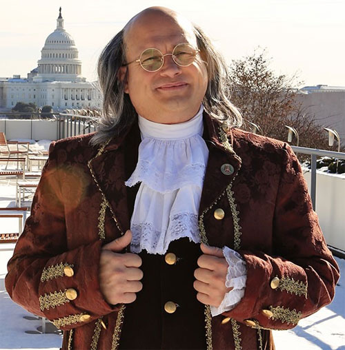 Benjamin Franklin Impersonator - Las Vegas