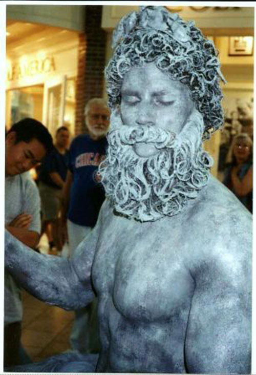 Living Statue - Neptune - Florida