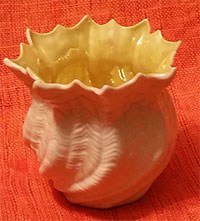 Beleek Shell vase 