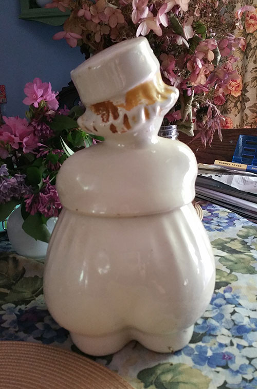 Vintage American Bisque Dutch Boy Cookie Jar