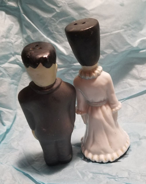 Albert Price Frankenstein and Bride Salt and Pepper Shakers