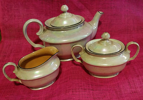 Vintage Lusterware Tea Set