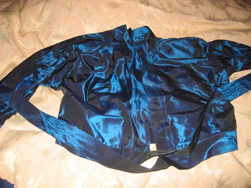 Vintage Norma Kamali blue jacket