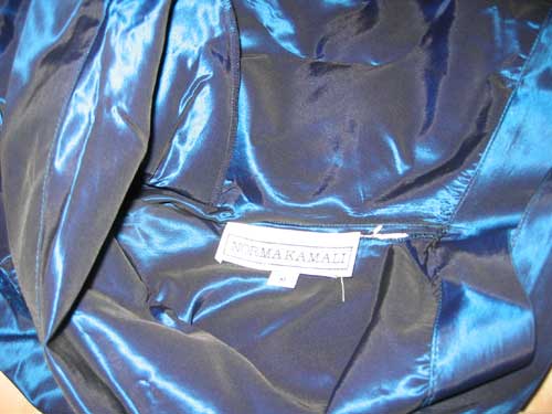 Vintage Norma Kamali blue jacket
