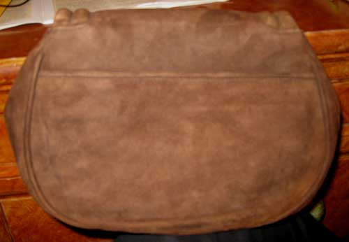 Brown Suede Henri Bendel's Evening Bag