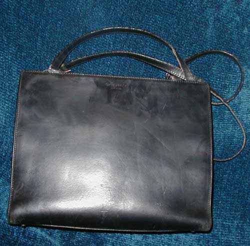 Kate Spade black leather bag
