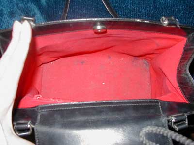 Kate Spade black leather bag