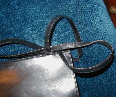 Kate Spade black leather bag