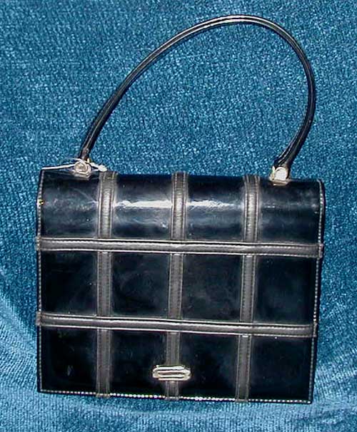 60's Meyers patent leather handbag