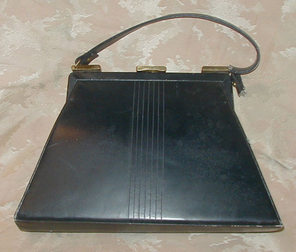 Navy 1950's purse