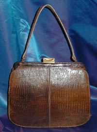 Vintage Snakeskin Handbag