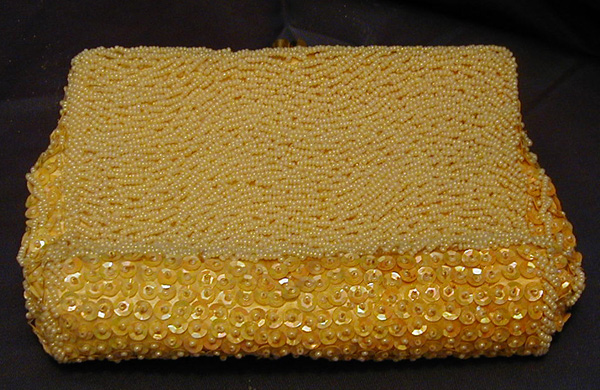 Pearl Seed Bead Evening Clutch