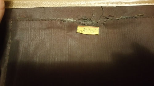 vintage floral tapestry bag