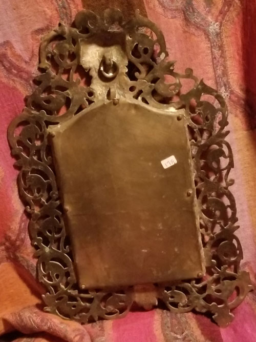 Bronze Bacchus Mirror