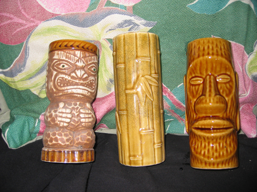 Vintage Tiki Glasses - Orchids of Hawaii