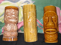 vintage Tiki glasses