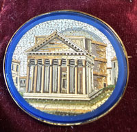 Micromosaic pin (1800s), 