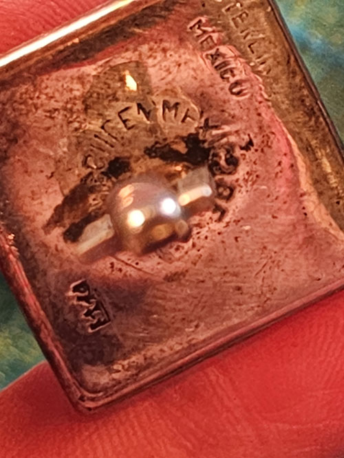 Hand-Made Mexico, Vintage Sterling Cufflinks, 