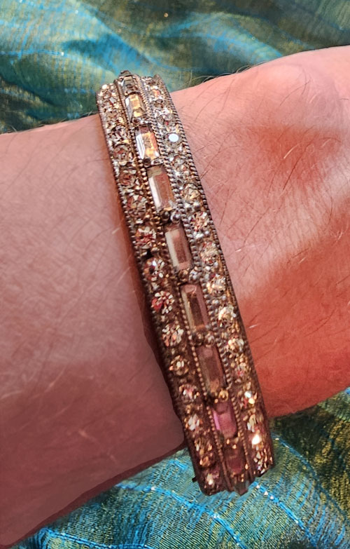 Vintage Faux Diamond Bracelet