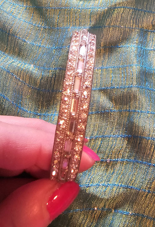 Vintage Faux Diamond Bracelet