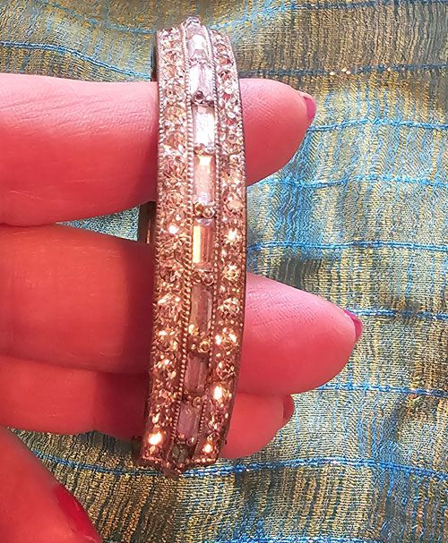 Vintage Faux Diamond Bracelet