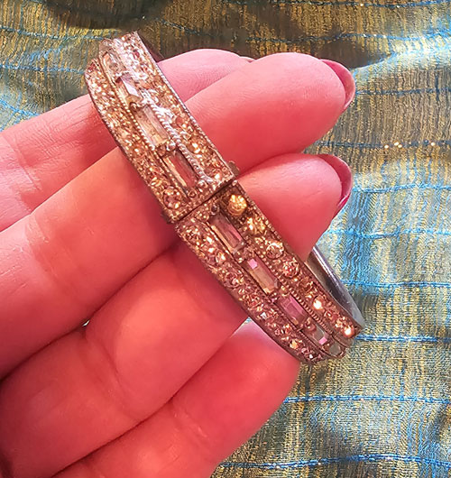 Vintage Faux Diamond Bracelet