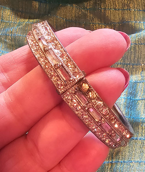 Vintage Faux Diamond Bracelet