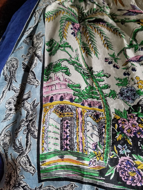 vintage silk scarf