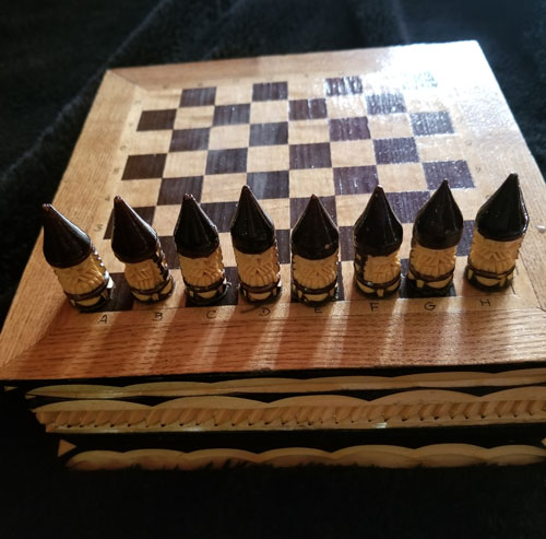 Russian Folk-Art Chess Set