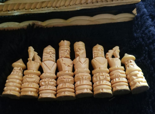 Russian Folk-Art Chess Set