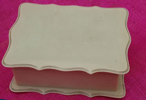 Vintage Celluloid "Ivory"  Jewelry Box