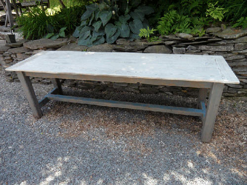 rustic farm table