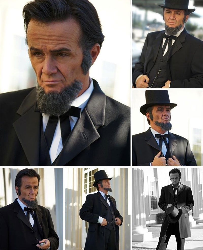 Abe Lincoln impersonator - Las Vegas