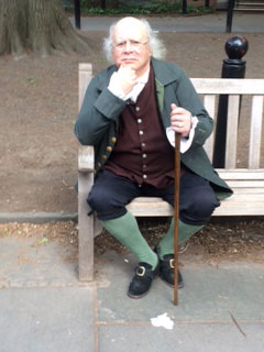 Ben Franklin Impersonator - Philadelphia