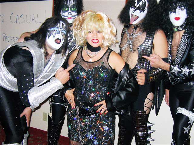 Deborah Harry - Blondie Impersonator with Kiss Impersonator  NY NJ