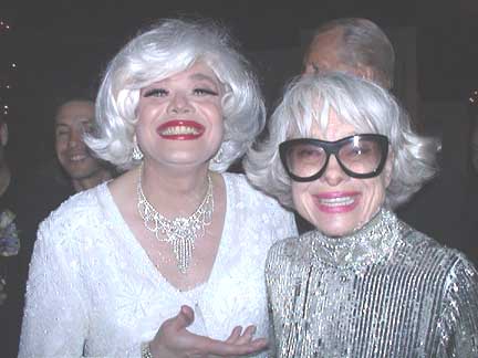 Carol Channing Lookalike and the real Carol Channing