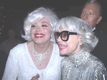 Carol Channing Lookalike and the real Carol Channing