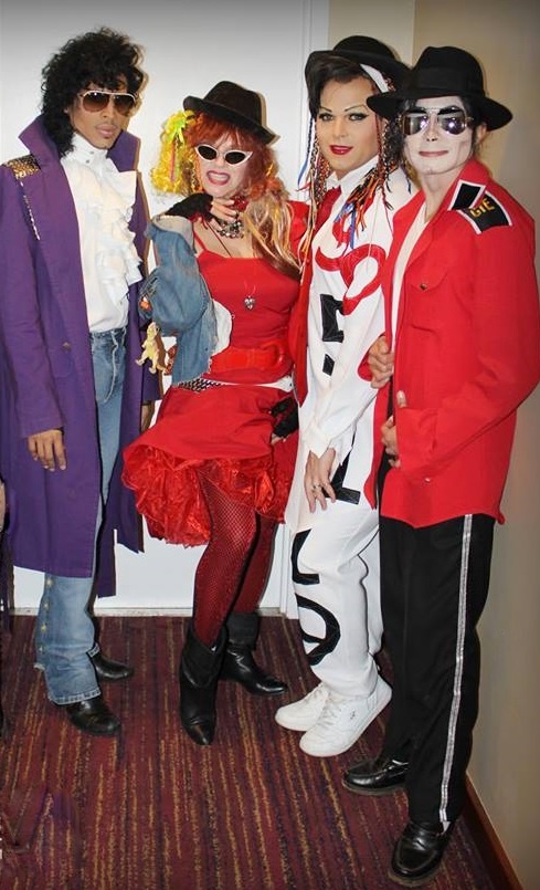 Prince, Cyndi Lauper, Boy Geoerge, Michael Jackson