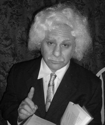 Albert Einstein lookalike